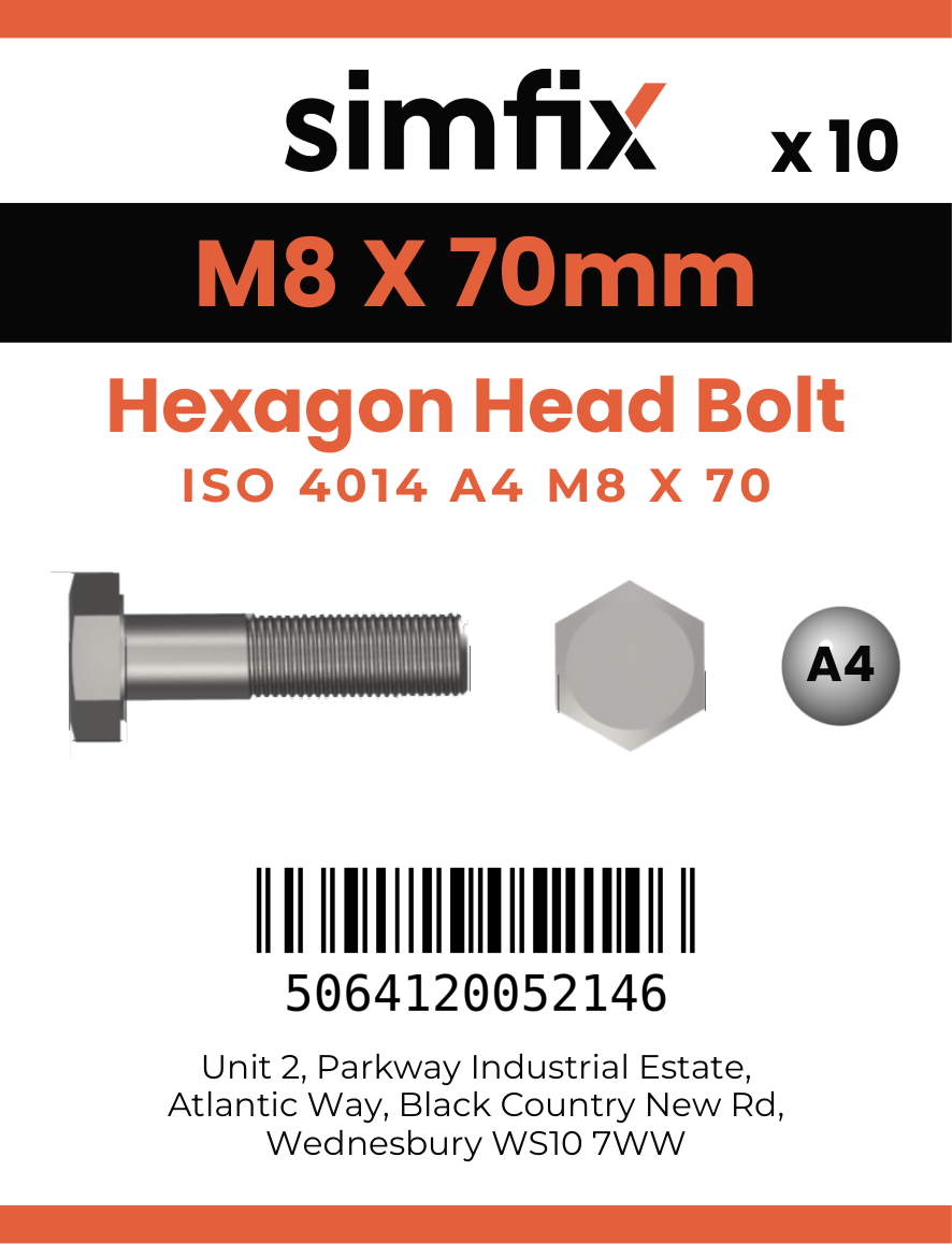 Simfix product label - 4014A40807080-D