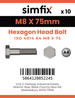 Simfix product label - 4014A40807580-D