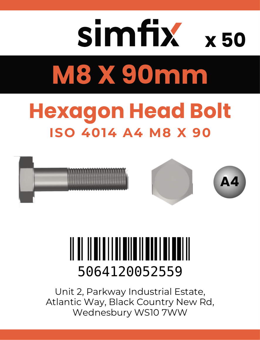 Simfix product label - 4014A40809070-T