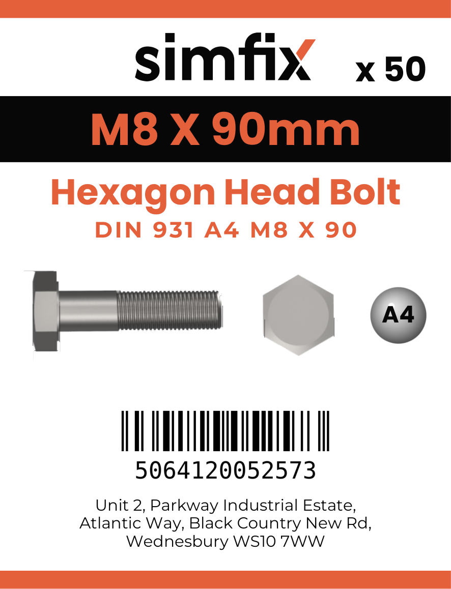 Simfix product label - 4014A40809080-T