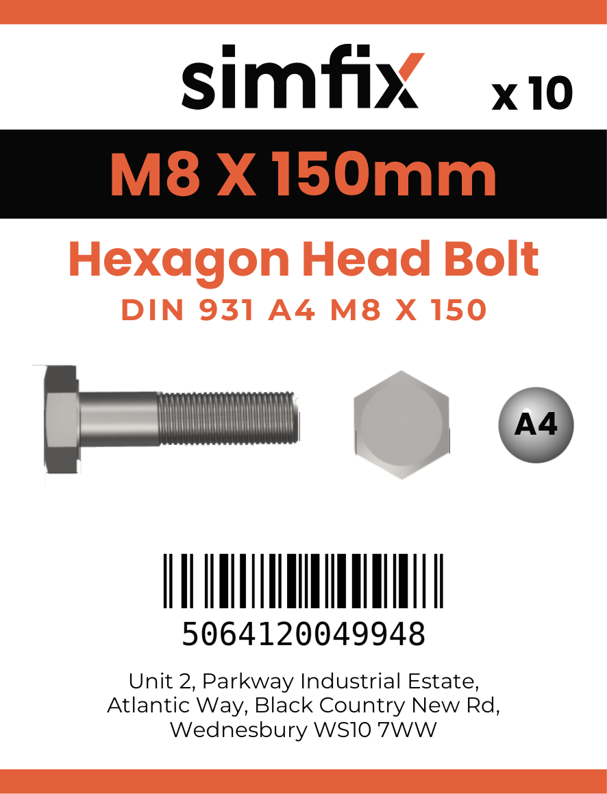 Simfix product label - 4014A40815070-D