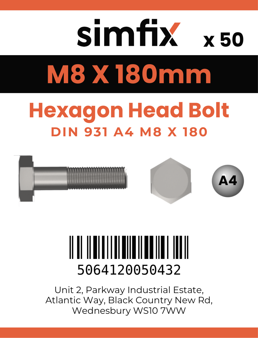 Simfix product label - 4014A40818070-T