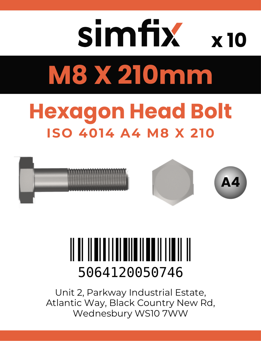 Simfix product label - 4014A40821070-D