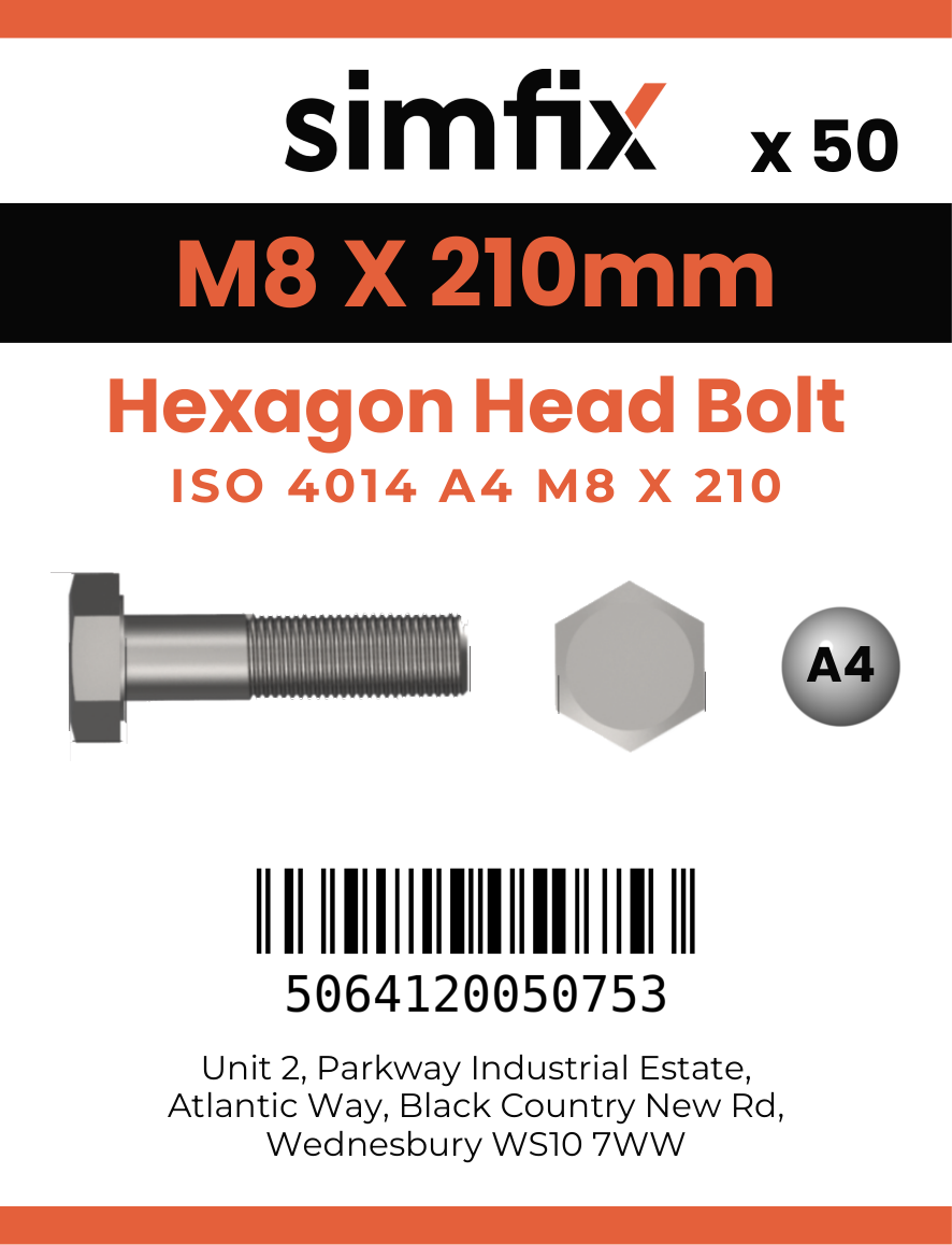 Simfix product label - 4014A40821070-T