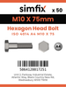 Simfix product label - 4014A41007580-T