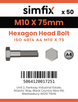 Simfix product label - 4014A41007580-T