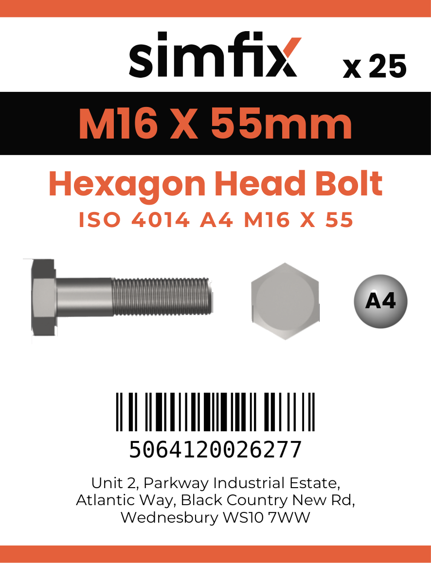 Simfix product label - 4014A41605570-T