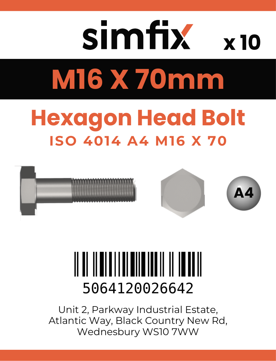 Simfix product label - 4014A41607080-D