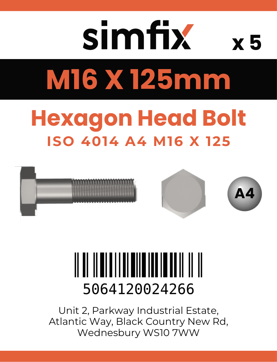 Simfix product label - 4014A41612570-D