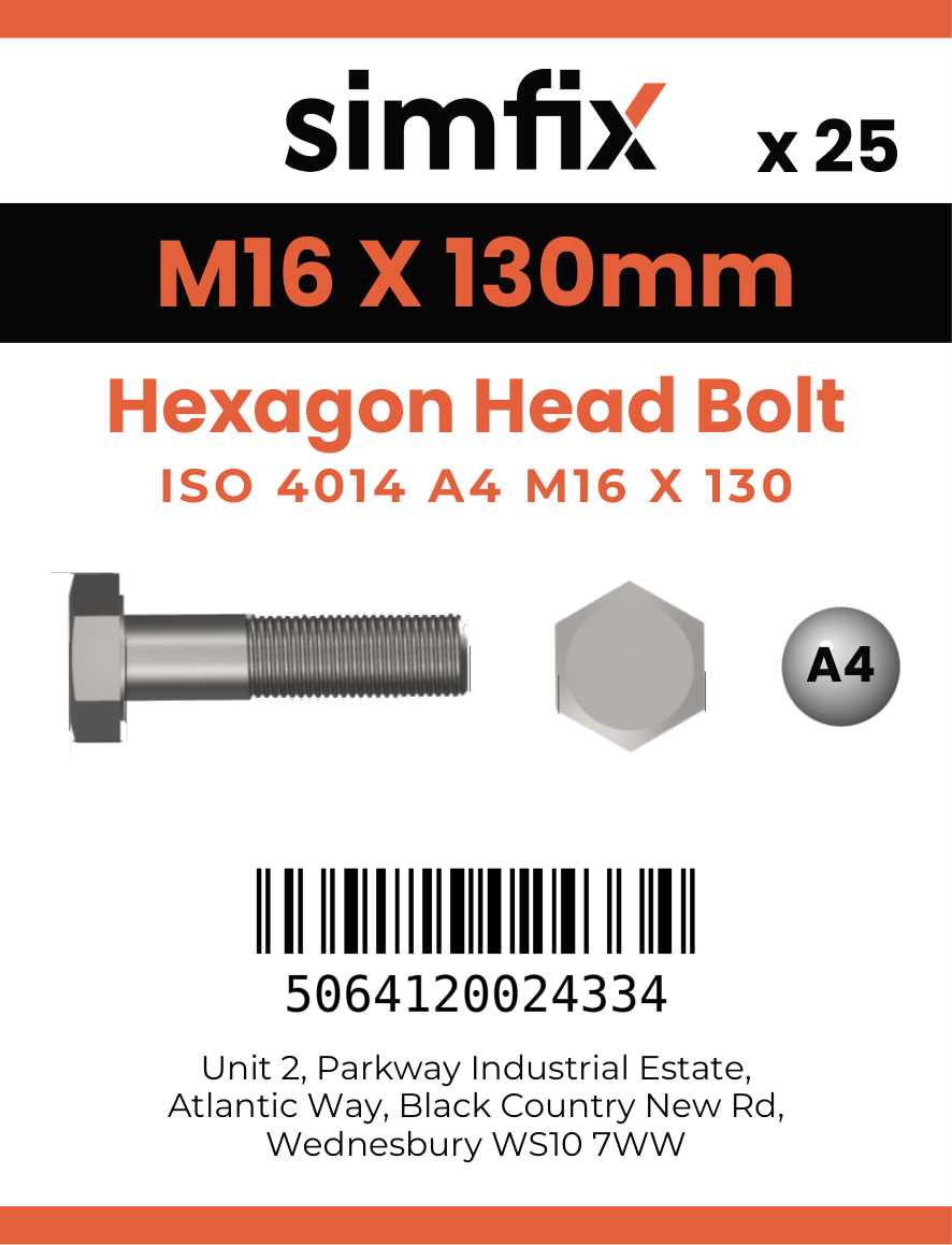 Simfix product label - 4014A41613080-T