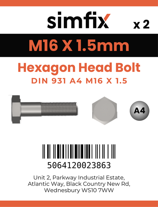 Simfix product label - 4014A4161505080-D