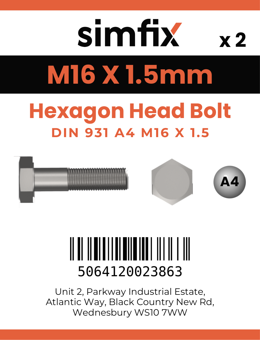 Simfix product label - 4014A4161505080-D