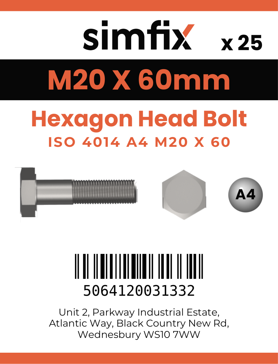 Simfix product label - 4014A42006070-T