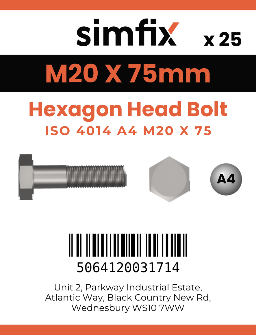 Simfix product label - 4014A42007580-T