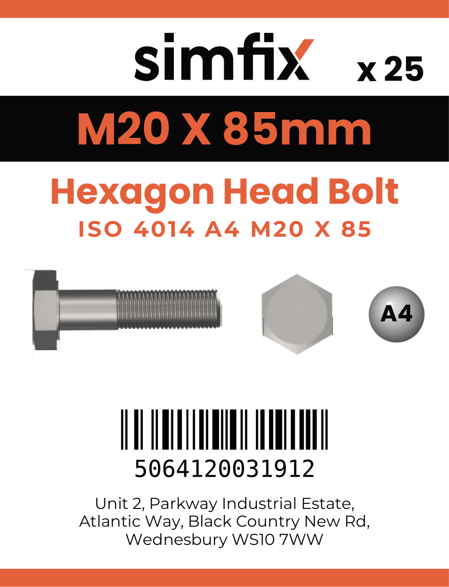 Simfix product label - 4014A42008570-T