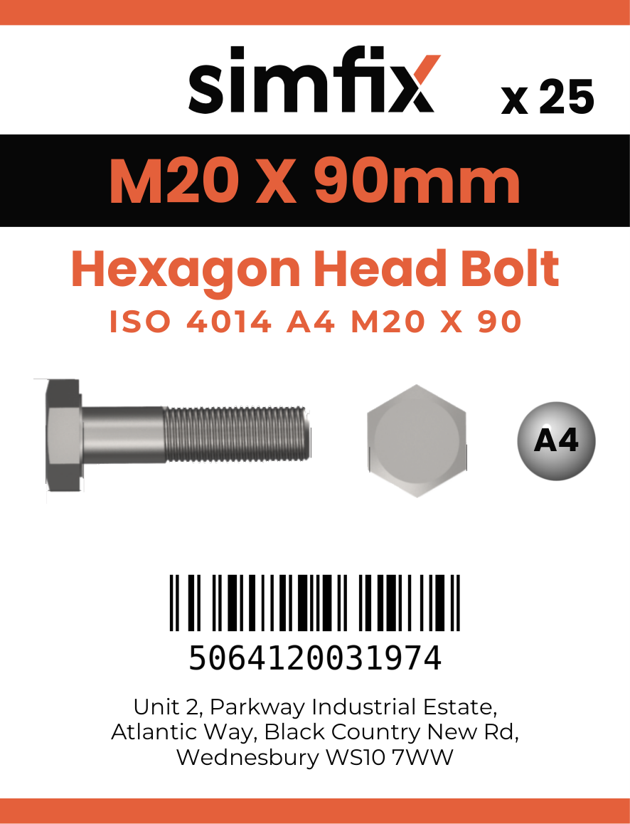 Simfix product label - 4014A42009070-T