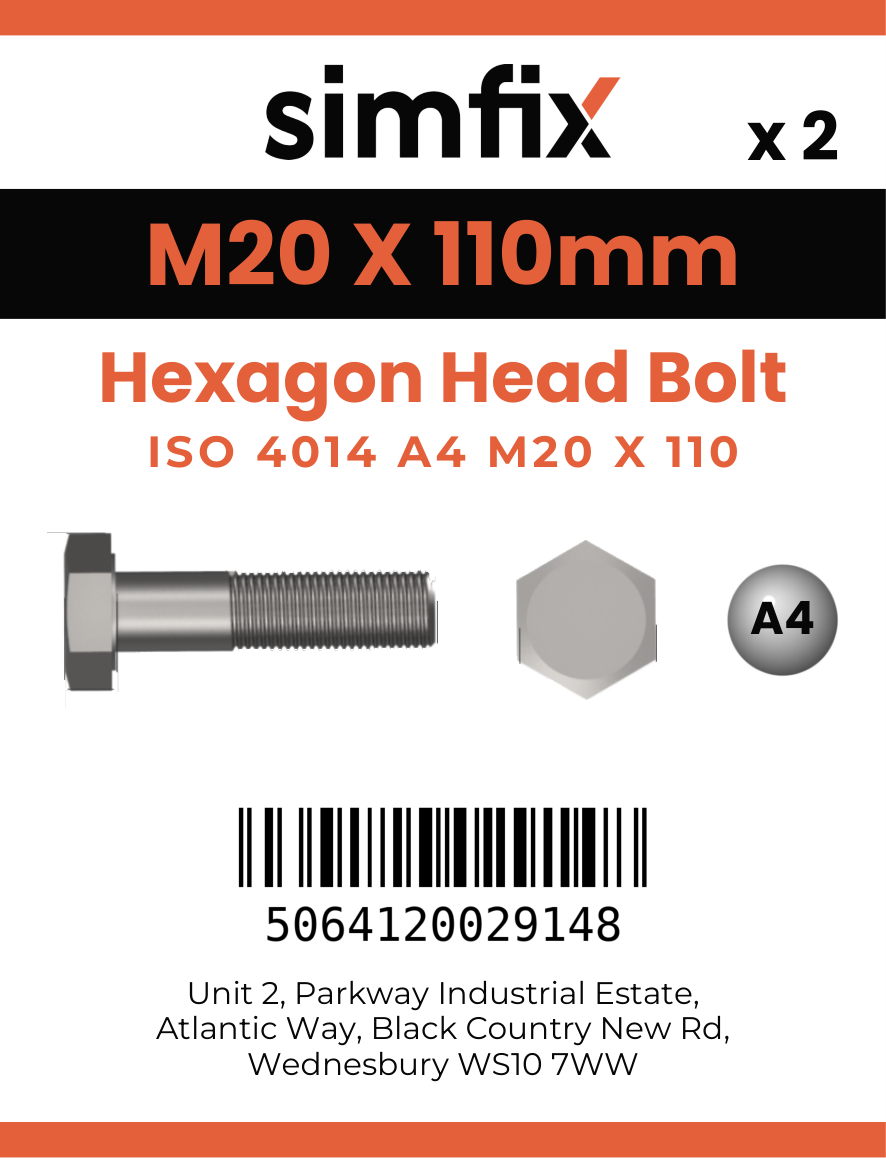 Simfix product label - 4014A42011070-D