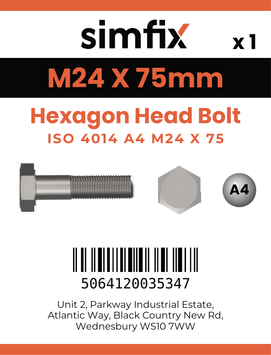 Simfix product label - 4014A42407580-D