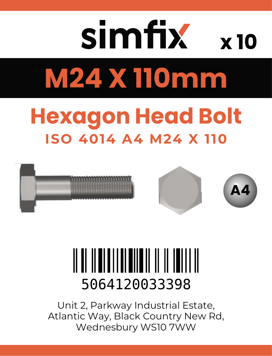 Simfix product label - 4014A42411070-T