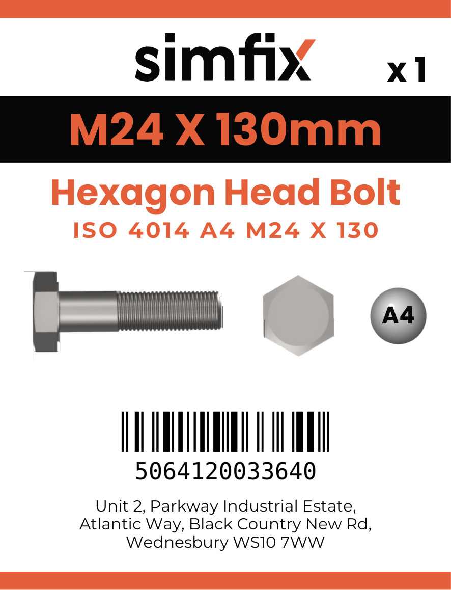 Simfix product label - 4014A42413070-D
