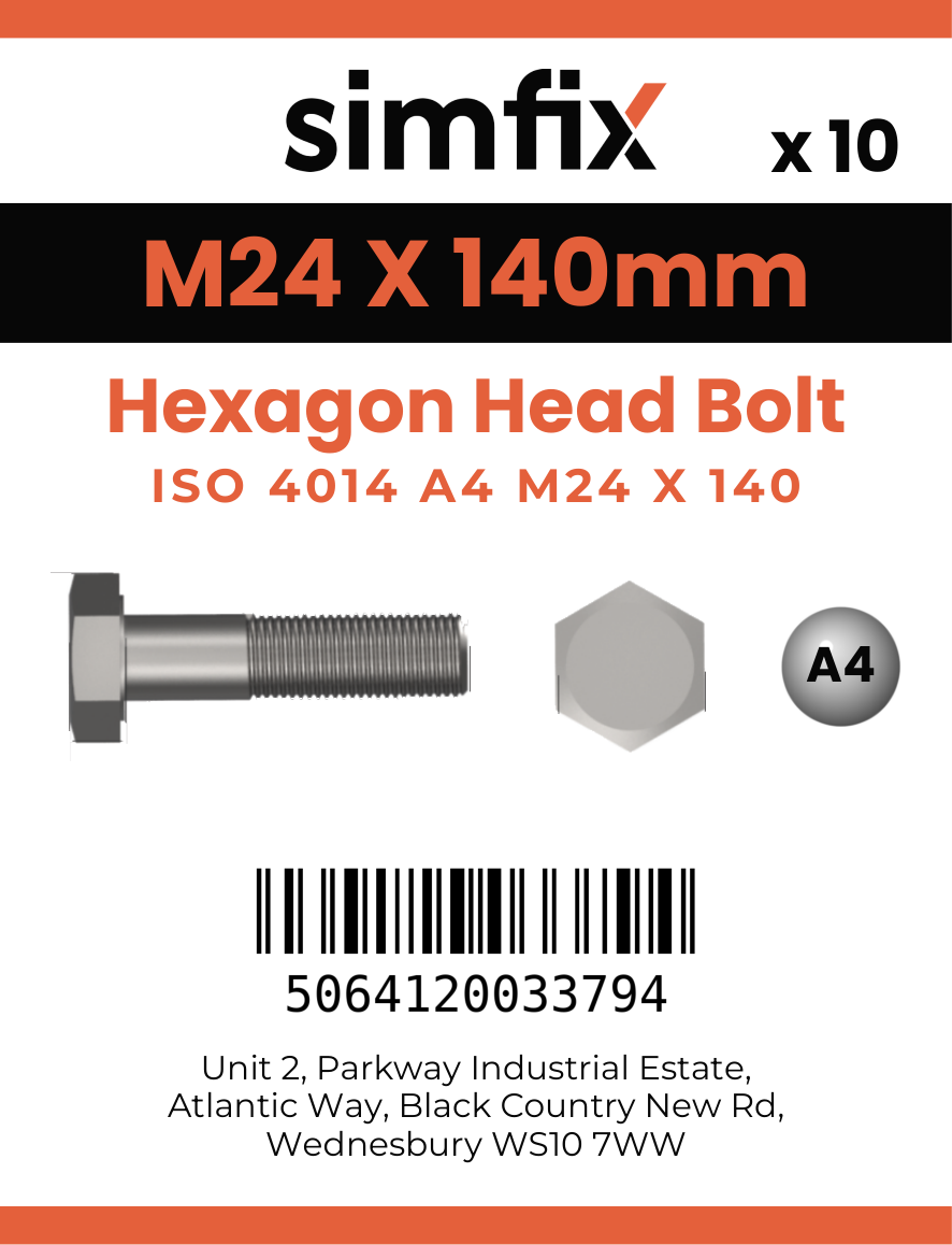 Simfix product label - 4014A42414080-T