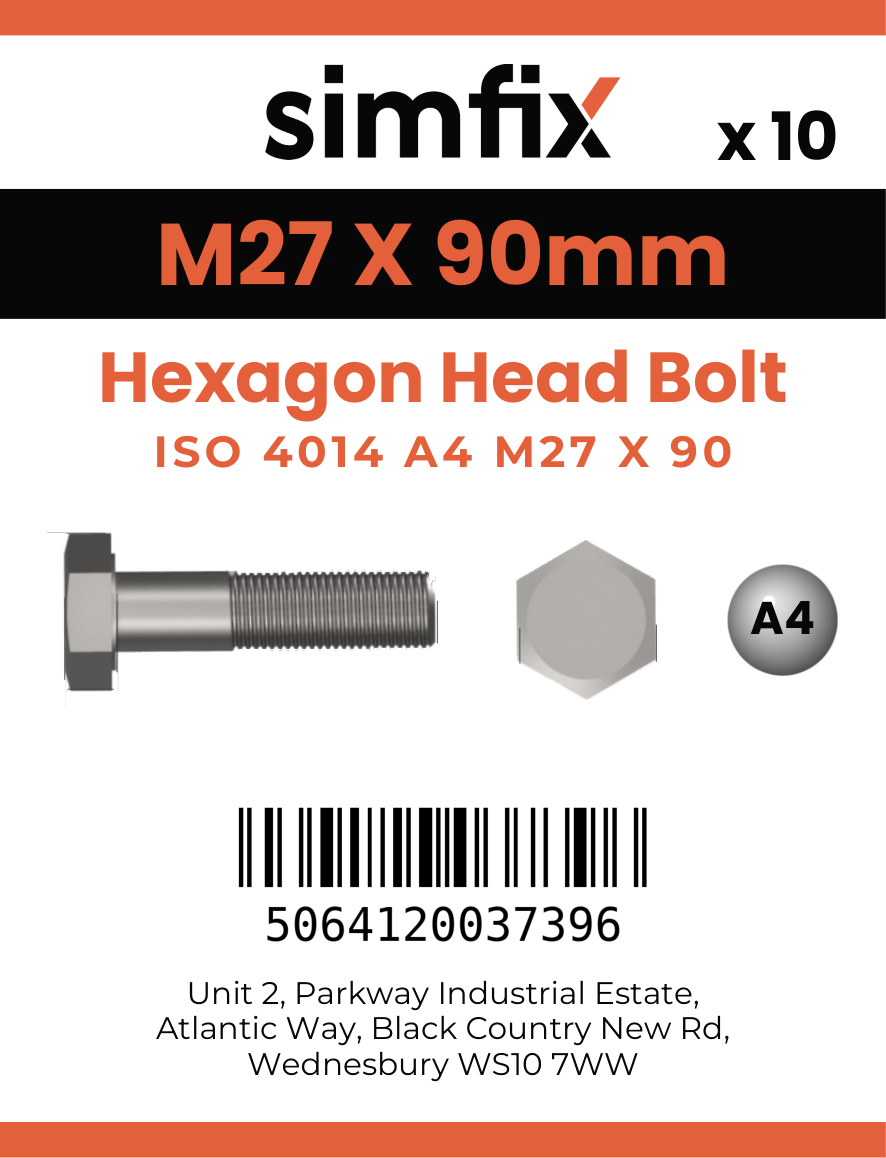 Simfix product label - 4014A42709070-T