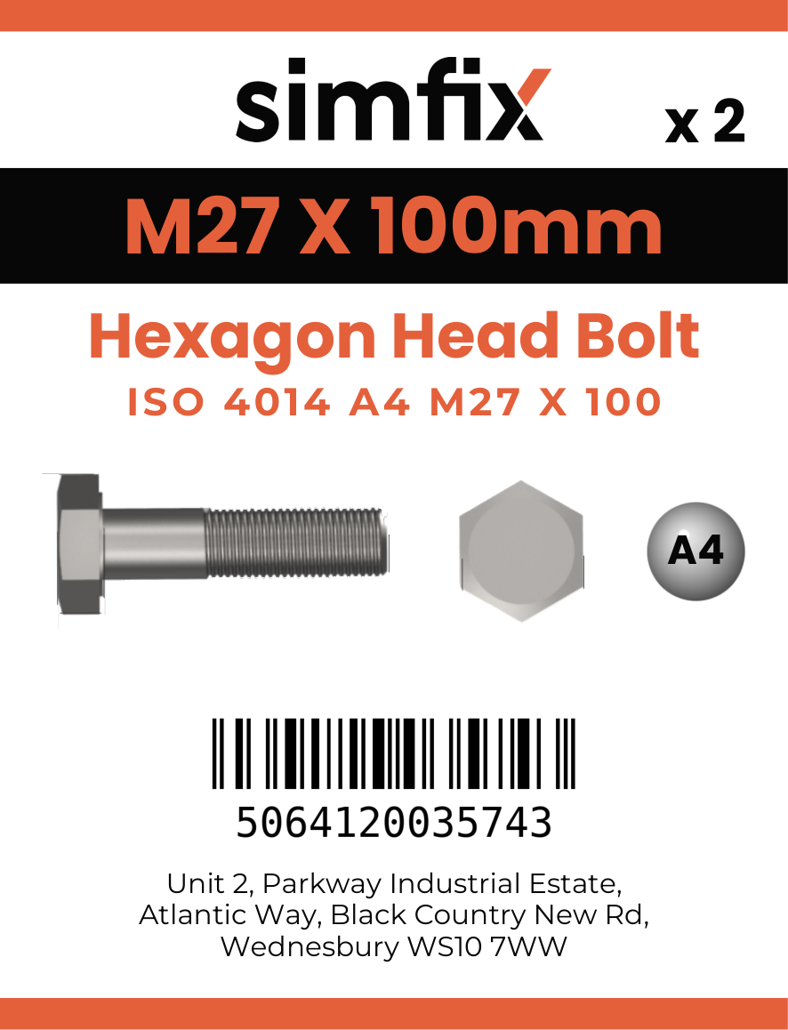 Simfix product label - 4014A42710070-D