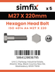 Simfix product label - 4014A42722070-T