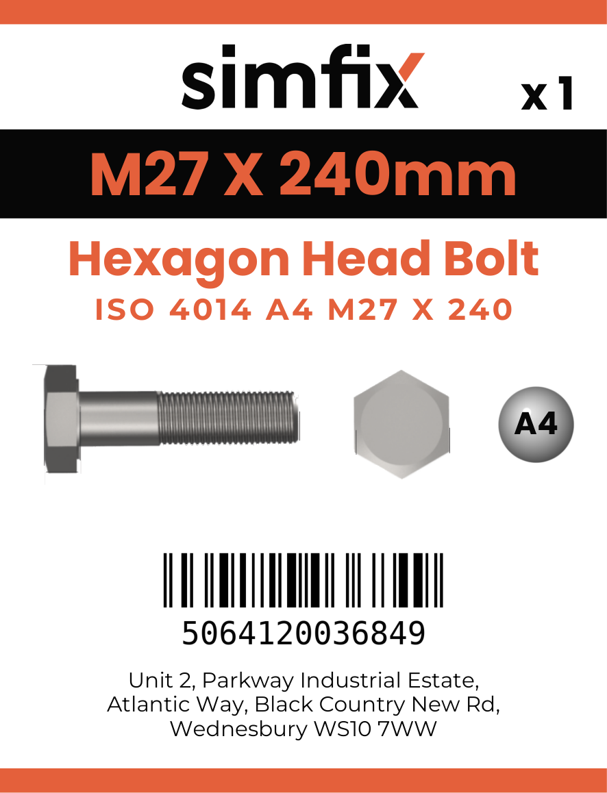 Simfix product label - 4014A42724070-D