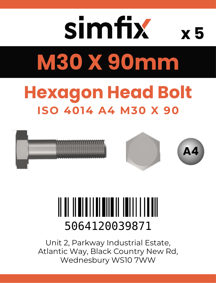 Simfix product label - 4014A43009070-T
