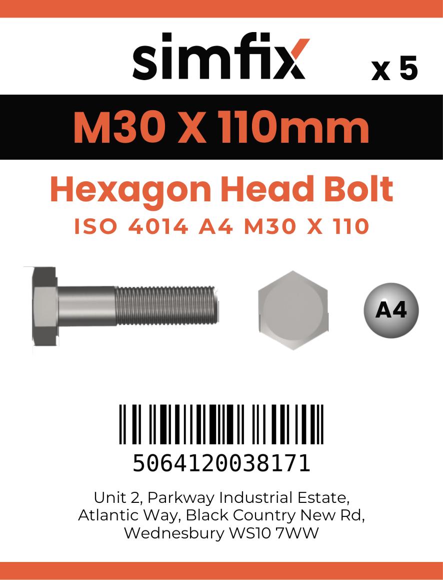 Simfix product label - 4014A43011070-T
