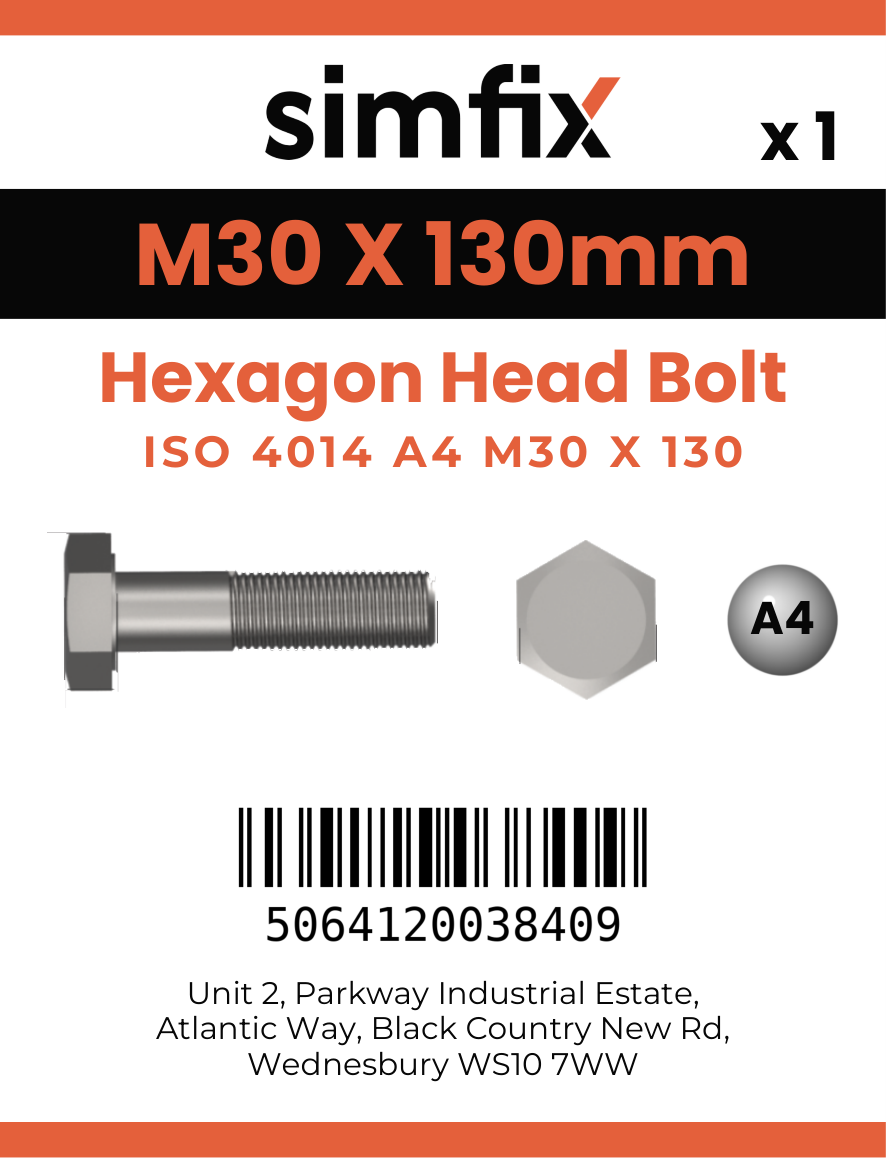 Simfix product label - 4014A43013070-D