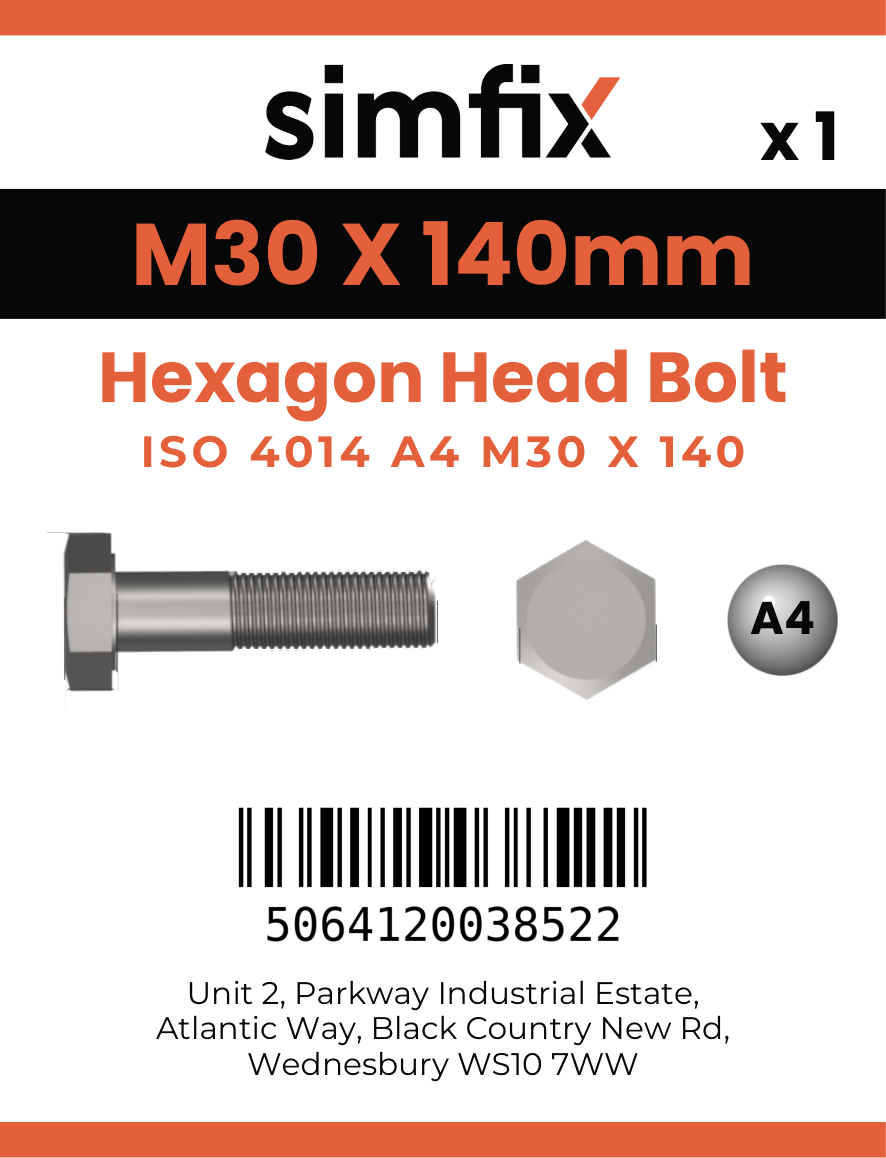 Simfix product label - 4014A43014070-D