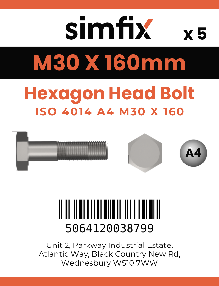 Simfix product label - 4014A43016080-T