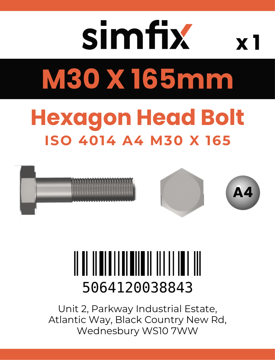 Simfix product label - 4014A43016570-D