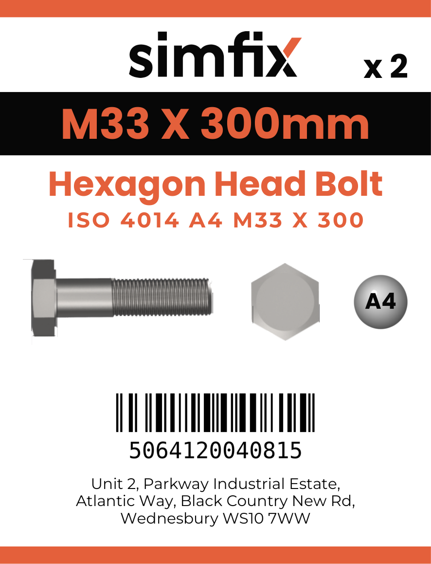 Simfix product label - 4014A43330070-T