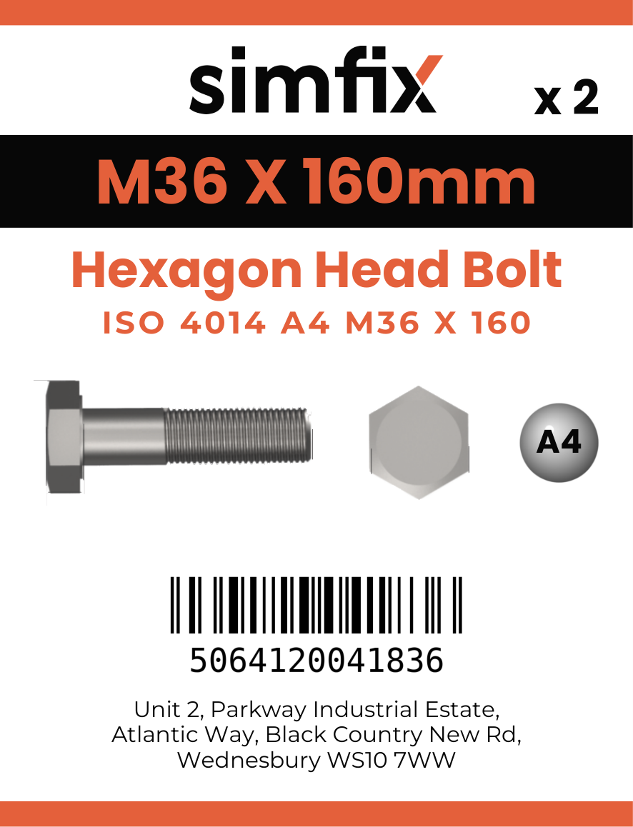 Simfix product label - 4014A43616080-T