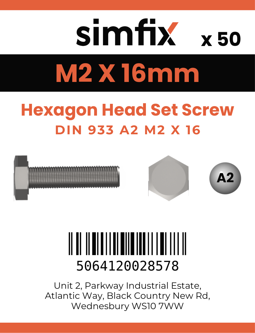 Simfix product label - 4017A20201670-T