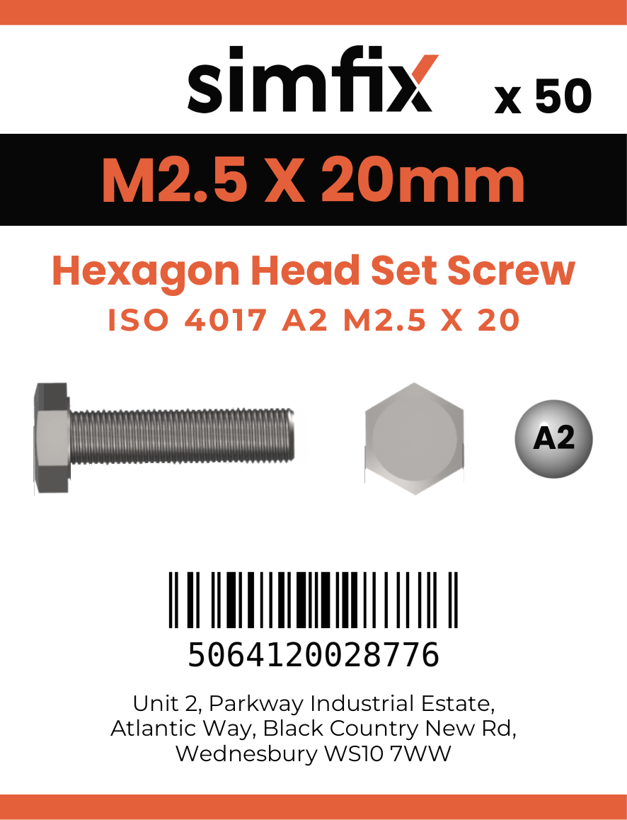 Simfix product label - 4017A202502070-T