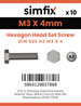 Simfix product label - 4017A20300470-D