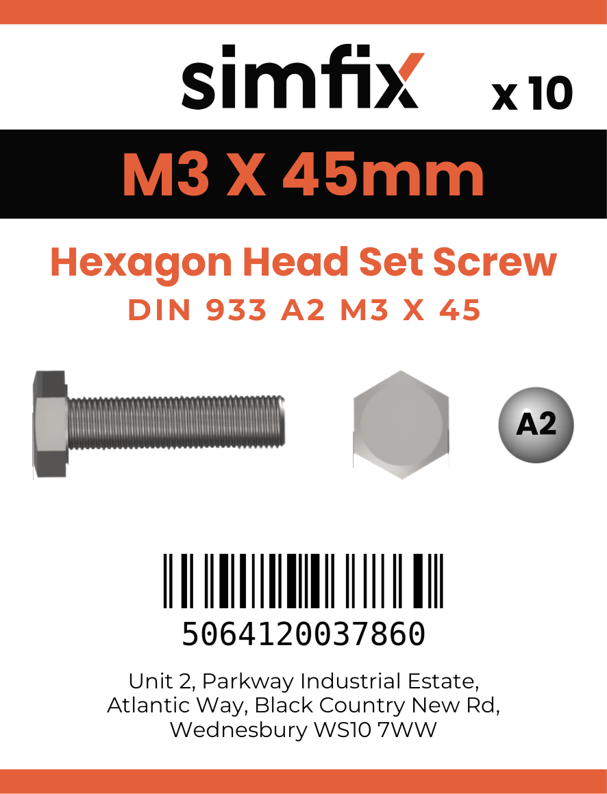 Simfix product label - 4017A20304570-D