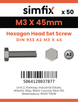 Simfix product label - 4017A20304570-T