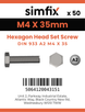 Simfix product label - 4017A20403570-T