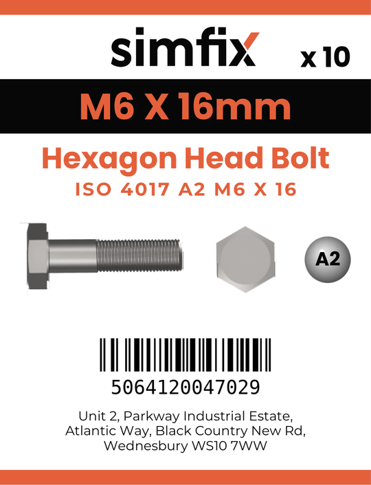 Simfix product label - 4017A206016701-D