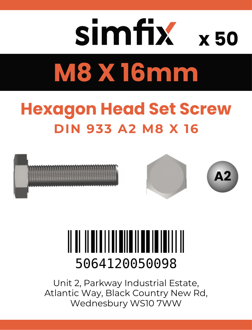 Simfix product label - 4017A20801670-T