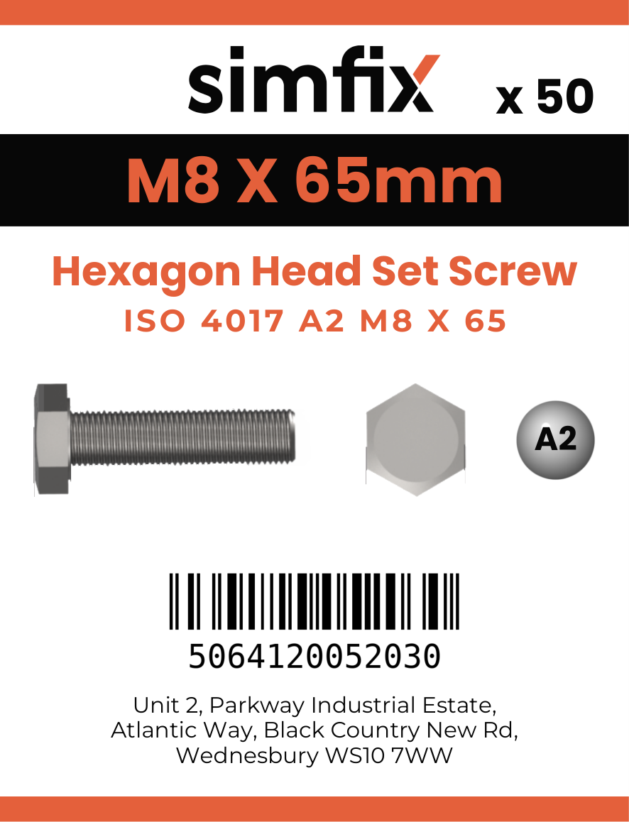 Simfix product label - 4017A20806570-T