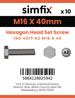 Simfix product label - 4017A21604070-D