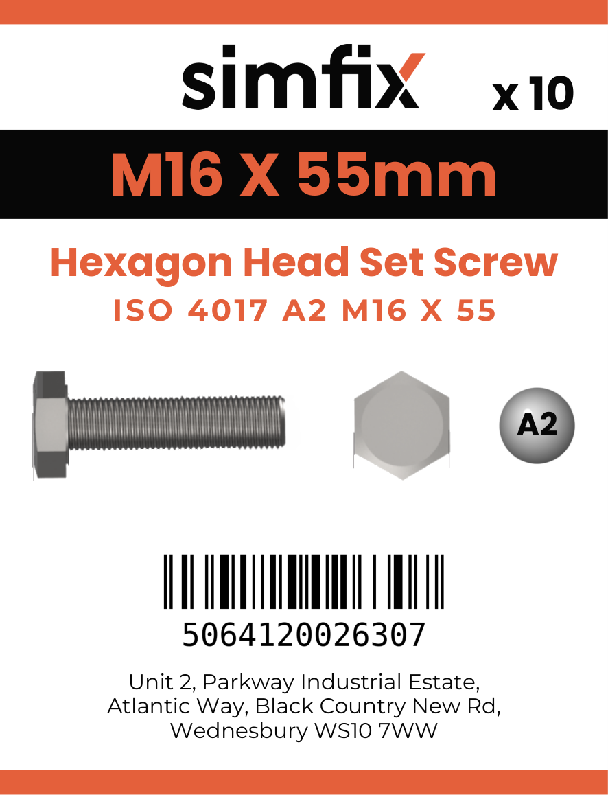 Simfix product label - 4017A21605570-D