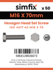 Simfix product label - 4017A21607070-T