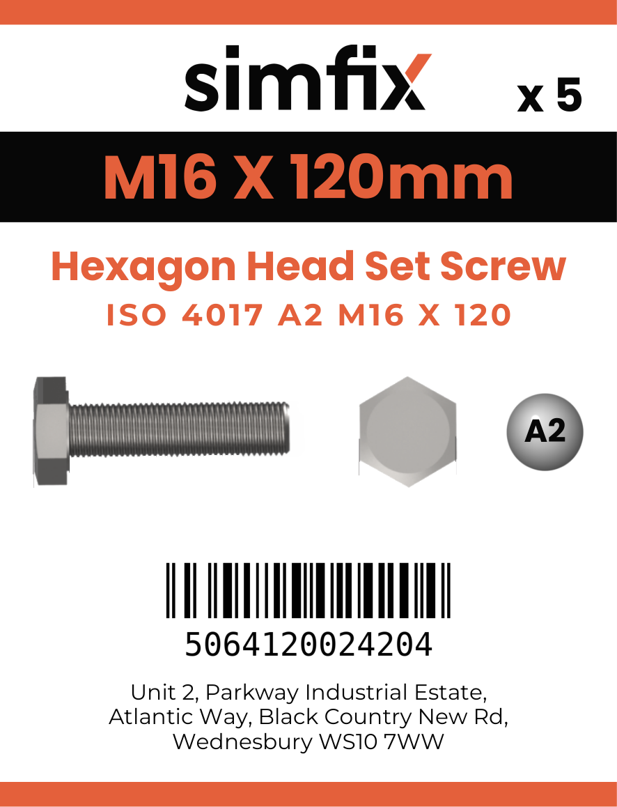 Simfix product label - 4017A21612070-D
